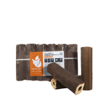 Heizfuxx PiniKay Octagon Hartholzbriketts – 960 kg Palette (96 × 10 kg) – Hochverdichtete Holzbriketts für Kamin & Ofen